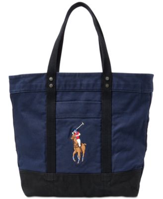 Polo Ralph Lauren. Men\u0027s Canvas Big Pony Tote Bag. Be the first to Write a  Review. main image; main image ...